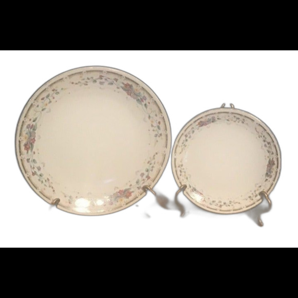 1 Dinner Plate and 1 Salad Plate from Royal Bouquet by Tabletops Unlimited - Picture 5 of 5